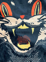 63x50 Vamp Kitty Fuzzy Blanket Throw